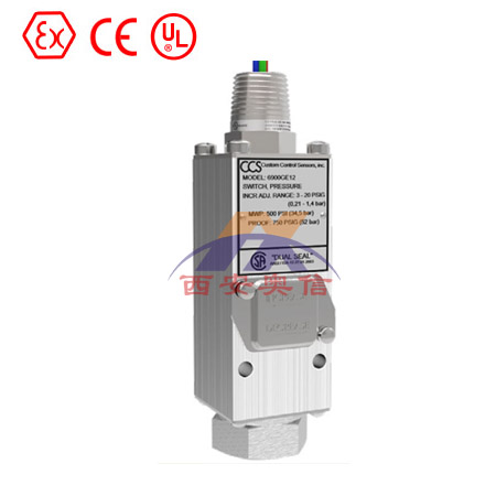 美国CCS开关 机械式压力开关 6900GZE20 CCS防爆开关