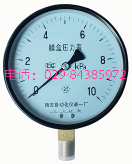  YE-150膜盒压力表