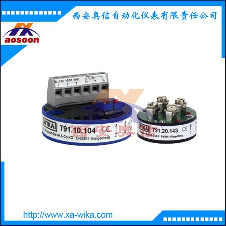 T15.H和T15.R威卡温度模块 温度变送器 头部和顶部 