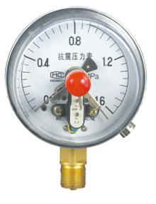 YXCJK-150 YXCJK-100，抗震磁继电接点压力表