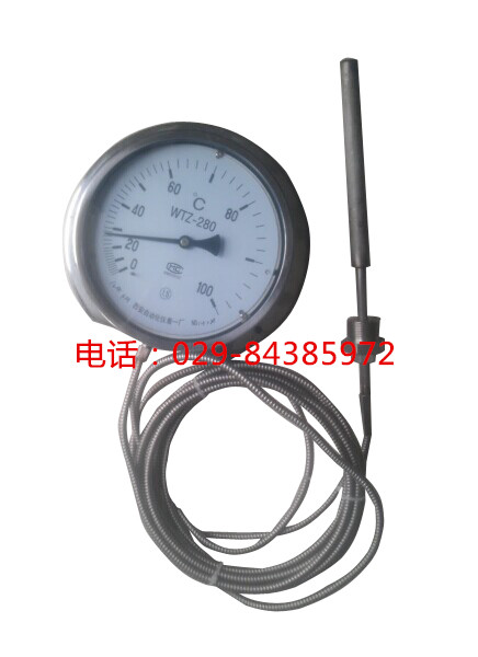全不锈钢压力温度计WTZ-280BF