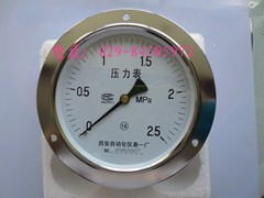 轴向带边压力表 Y-100ZT
