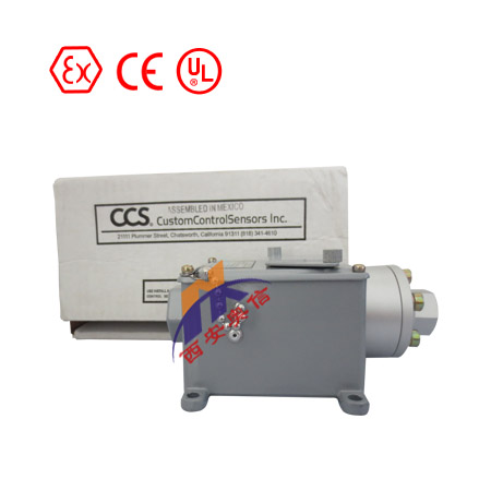 美国CCS开关604P12活塞式压力控制器20-200Psi高压型