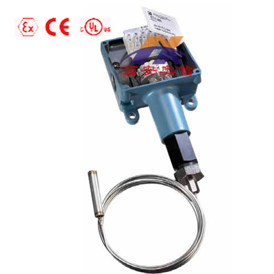 美国UE不锈钢温包温度开关E100-2BSA 