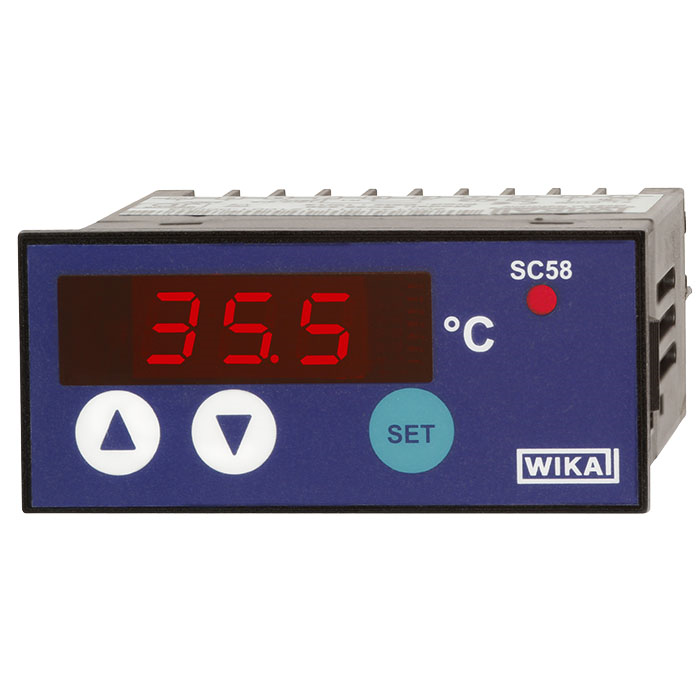 SC58 带数显仪的温度控制器 WIKA温控器面板安装 