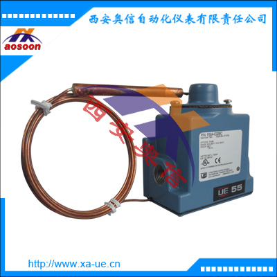 E55-E55-R25HT美国UE毛细管式温度开关不锈钢温包 带刻度盘 防篡