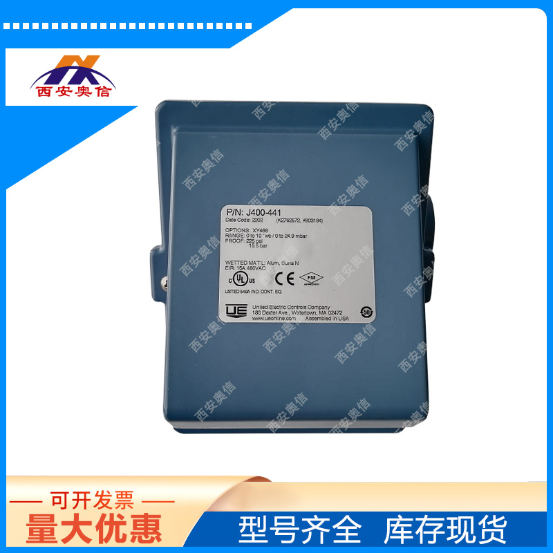 0-20KPa压力开关J400-443-M408-XY468/0-199.1mbar 美国UE 