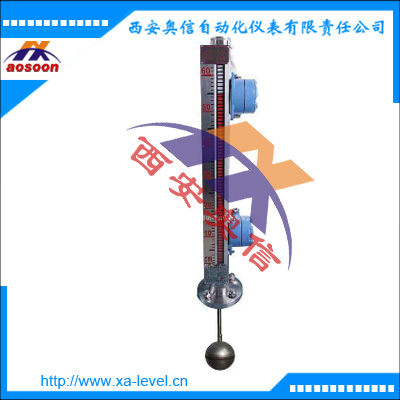 顶装式磁翻板液位计 UHZ顶装式磁板液位计结构