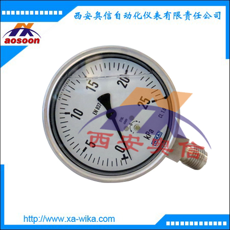 632.50.100威卡膜盒式压力表 316材质WIKA压力表 